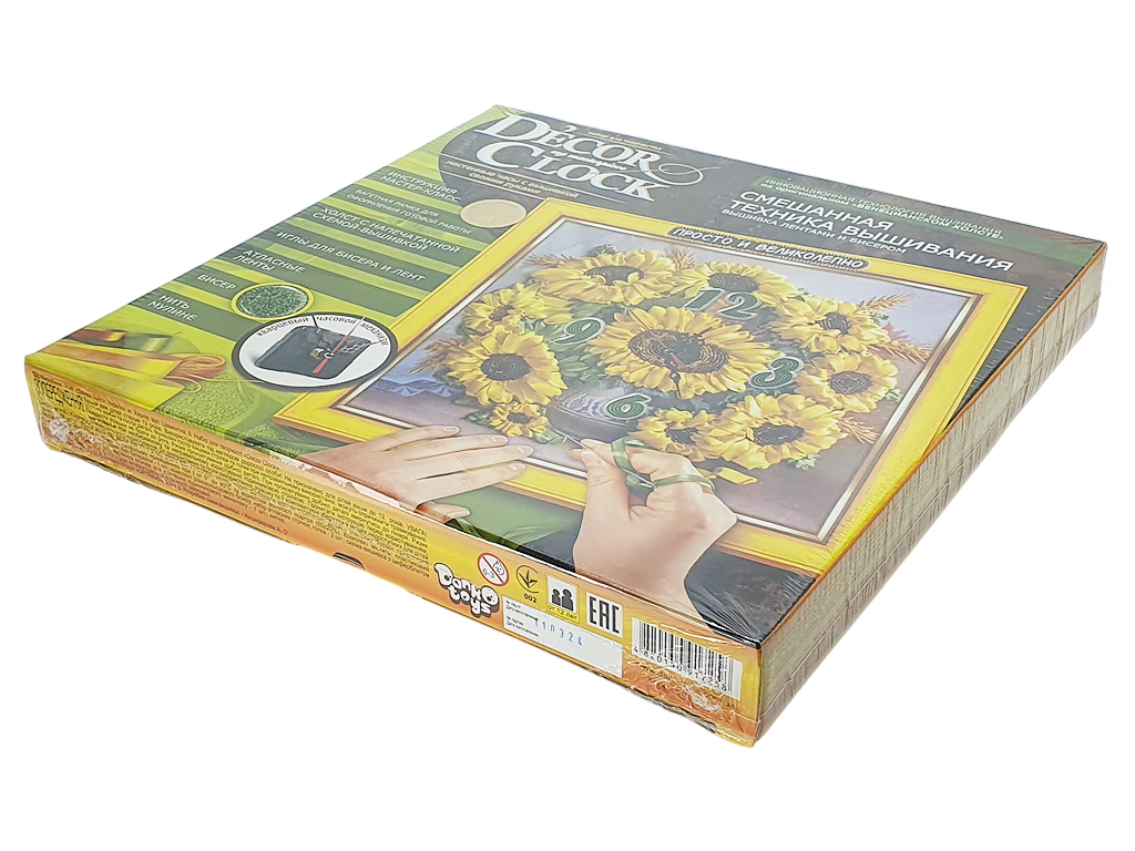 Набір для творчості D'ecor clock вишивка, Danko Toys