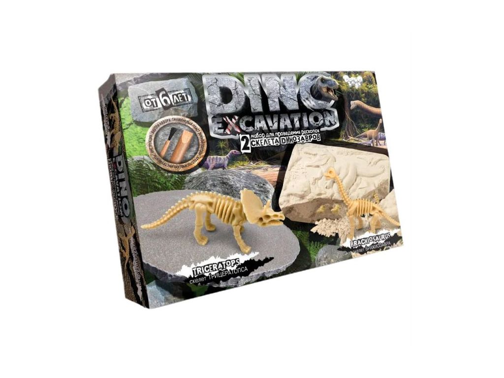 Набор для проведения раскопок динозавры DINO EXCAVATION, Danko Toys