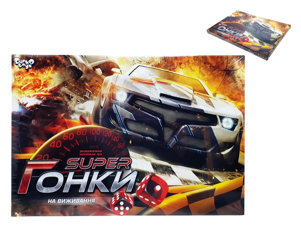 Настільна гра "Маленька гонки на виживання", 6+, Danko Toys