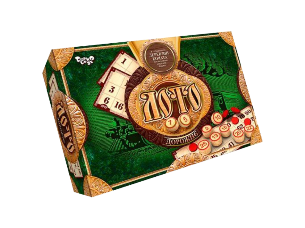 Настільна гра Лото Дорожнє, Danko Toys DTG51U