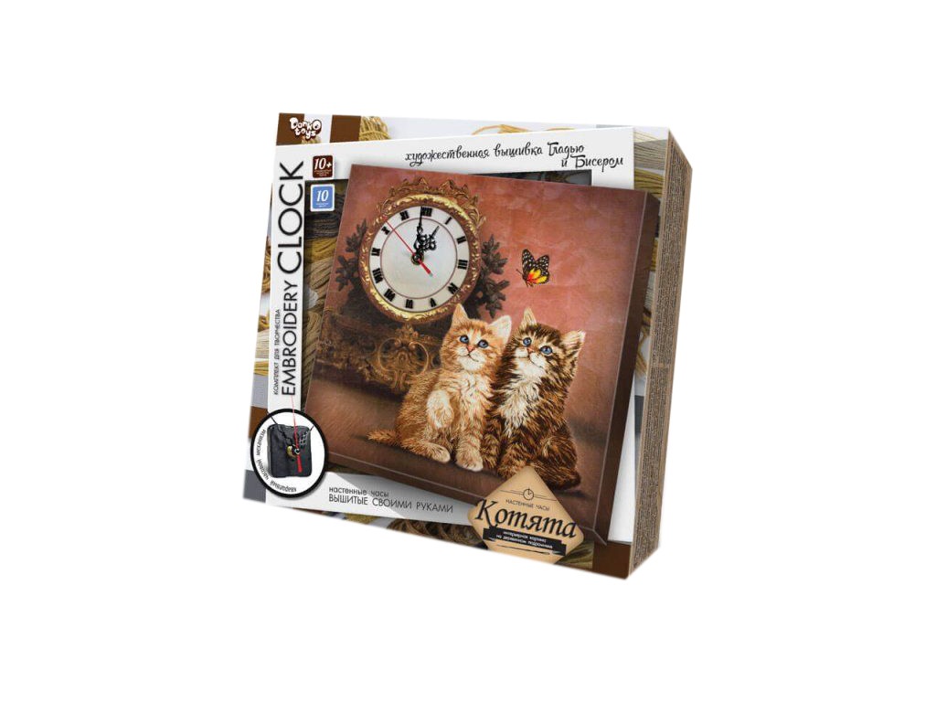 Набор для творчества Embroidery Clock, Danko Toys