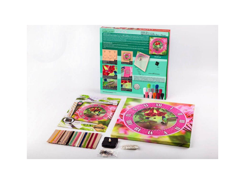 Набор для творчества Embroidery Clock, Danko Toys
