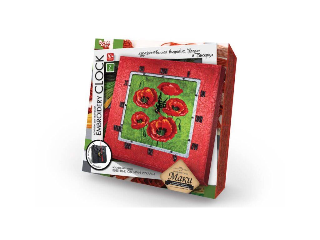 Набор для творчества Embroidery Clock, Danko Toys