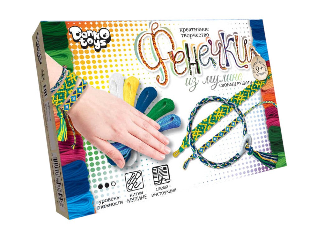 Набор для творчества Фенечки из мулине, Danko Toys