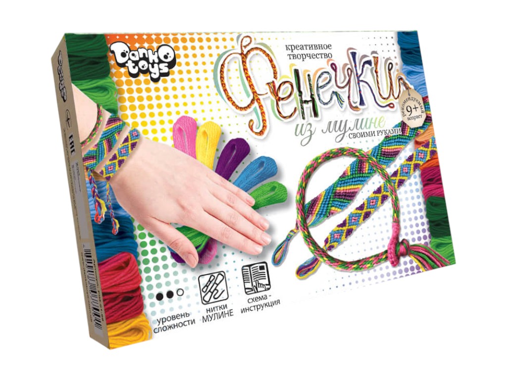 Набір для творчості Фенечки з муліне, Danko Toys