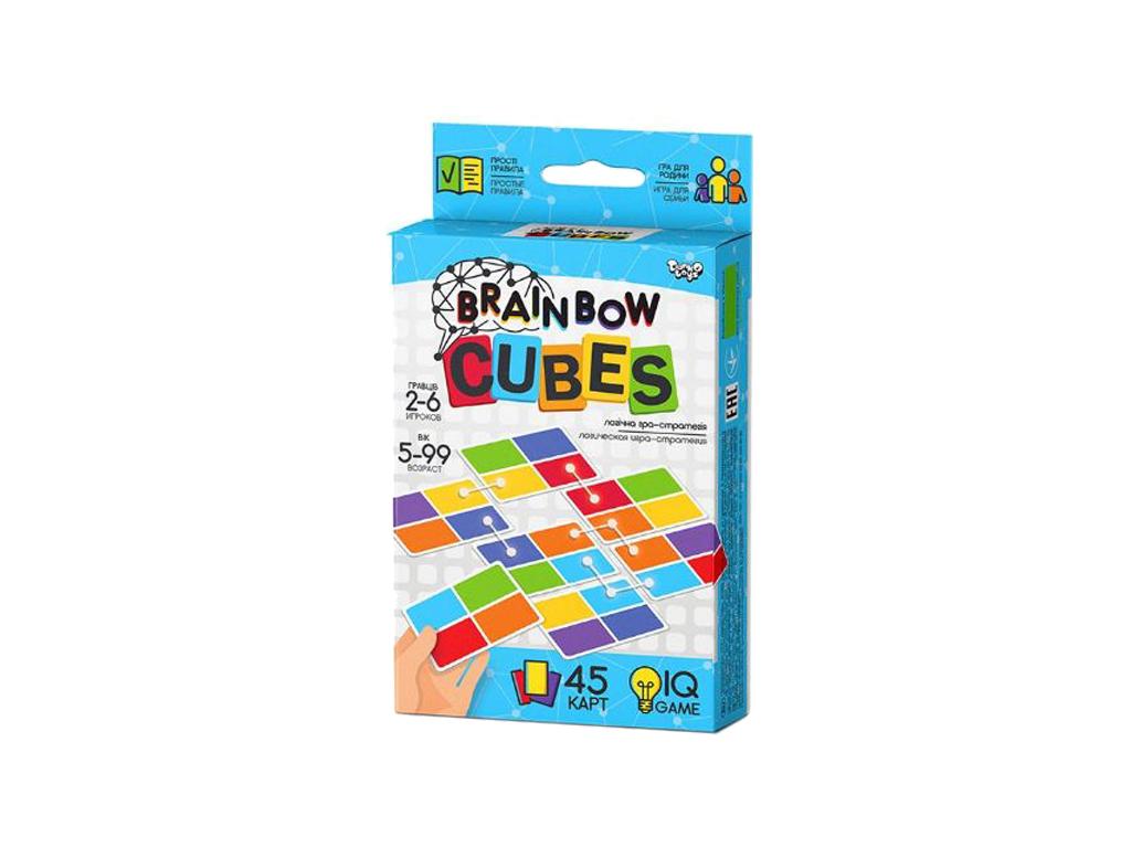 Настільна гра "Brainbow Cubes", 5+, Danko Toys