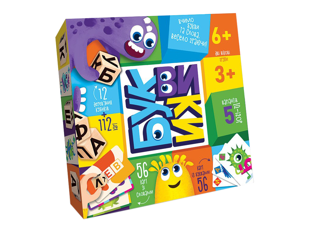 Настільна гра Буквики, Danko Toys