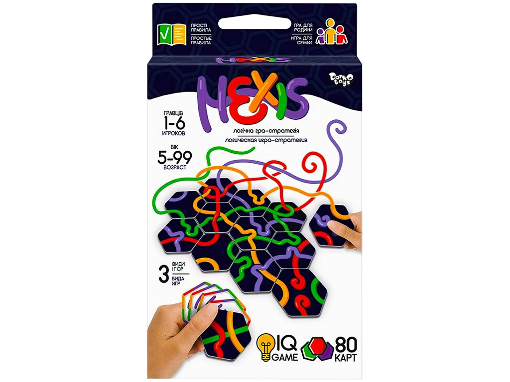 Настільна розважальна гра Hexis, Danko Toys