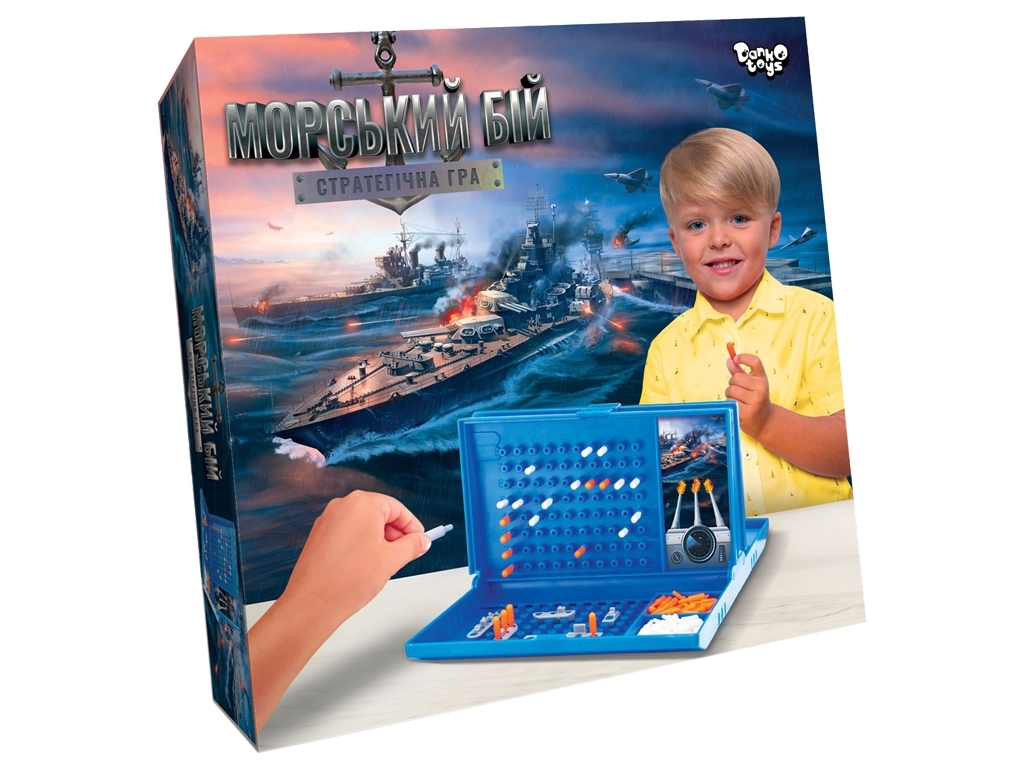 Настольная игра "Морской бой", 6+, Danko Toys