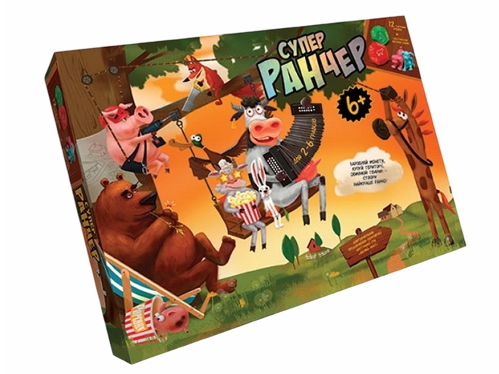 Настольная развлекательная игра Супер ранчеро, Danko Toys G-SR-01-01U