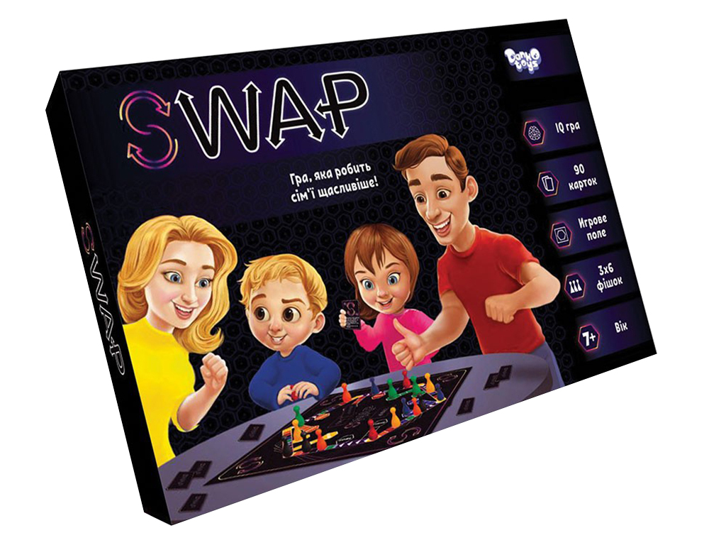Настільна гра "Swap", 6+, Danko Toys