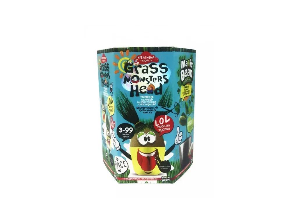 Набор для творчества GRASS MONSTERS HEAD, Danko Toys