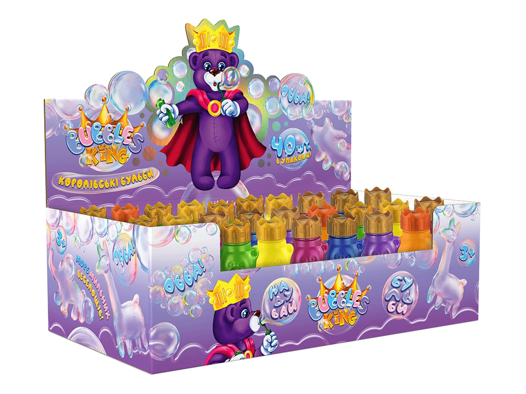 Мильні бульбашки Bubbles KING, Danko Toys