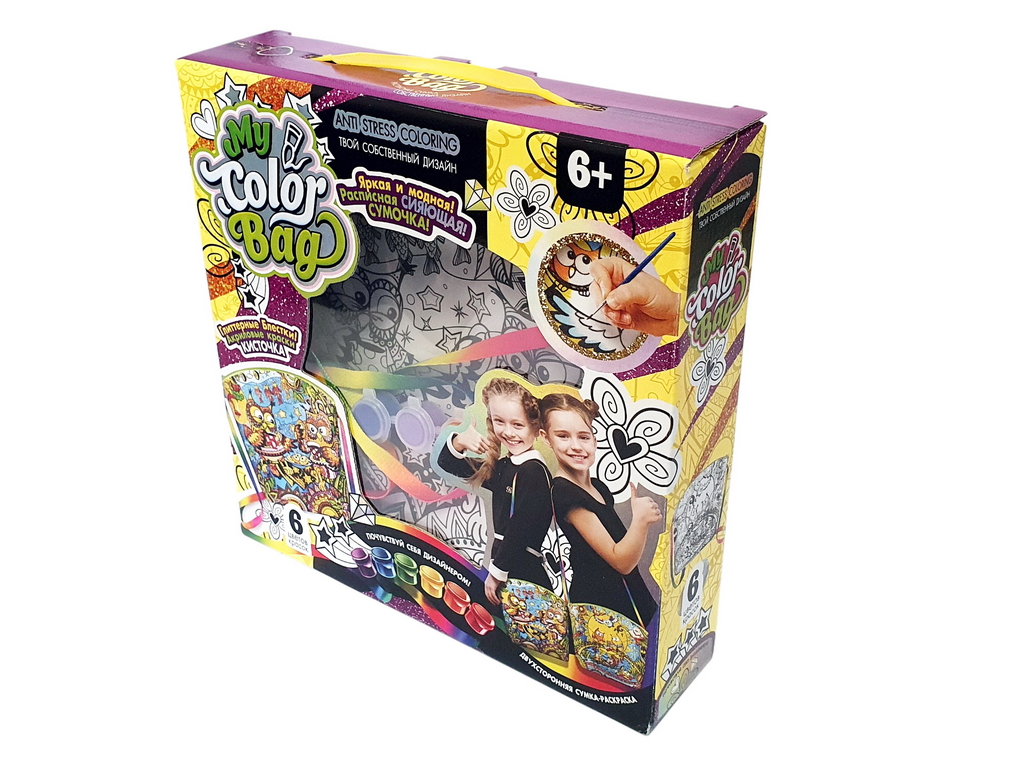 Набір для творчості Сумка-розмальовка міні My color bag mini, Danko Toys