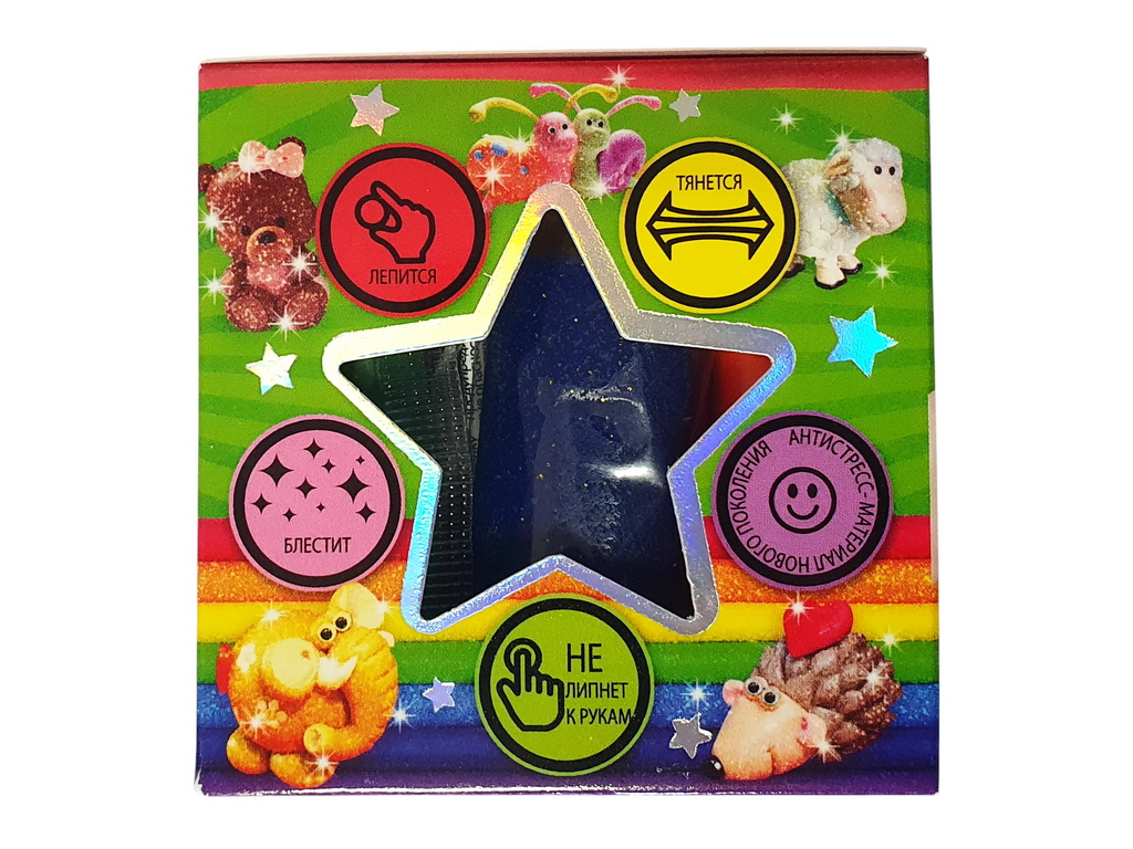 Масса для лепки с блёстками Master Do 9 цветов, Danko Toys