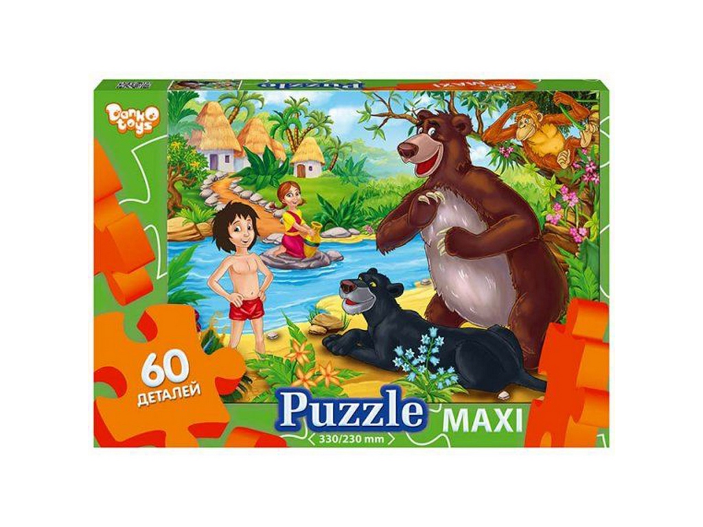 Пазлы 60 элементов MAXI, Danko Toys