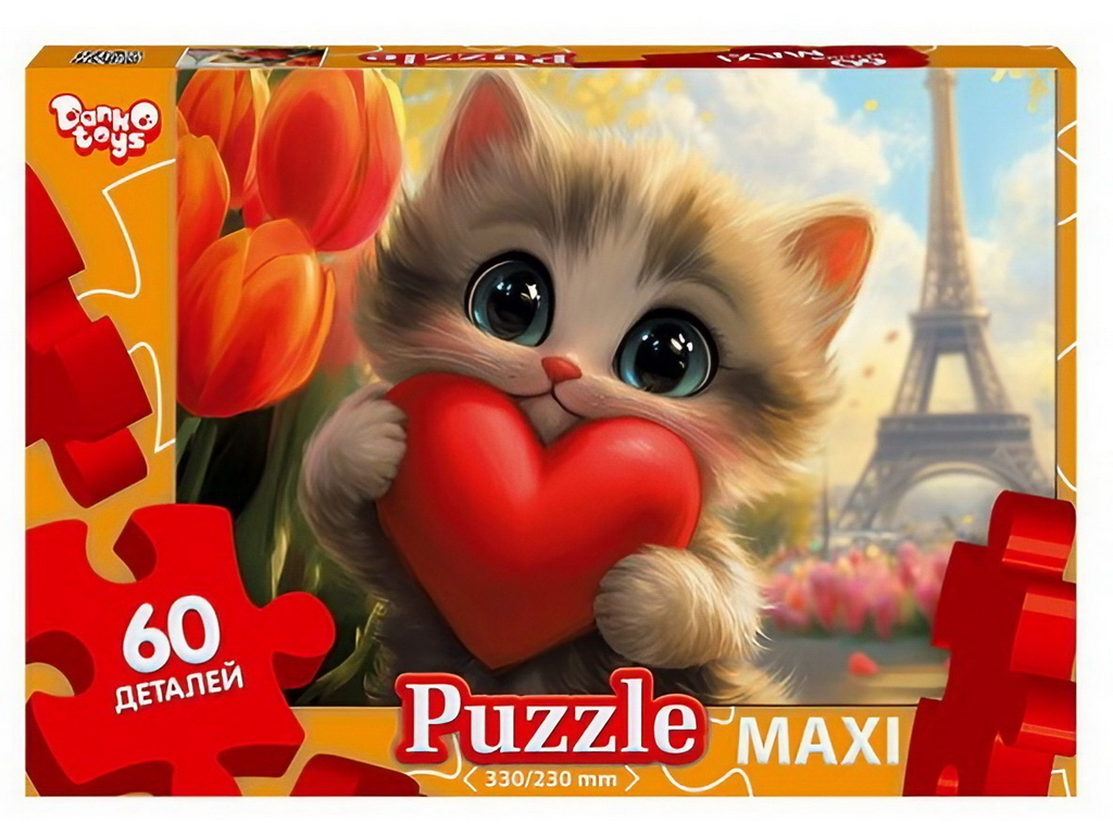 Пазли 60 елементів Maxi, Danko Toys