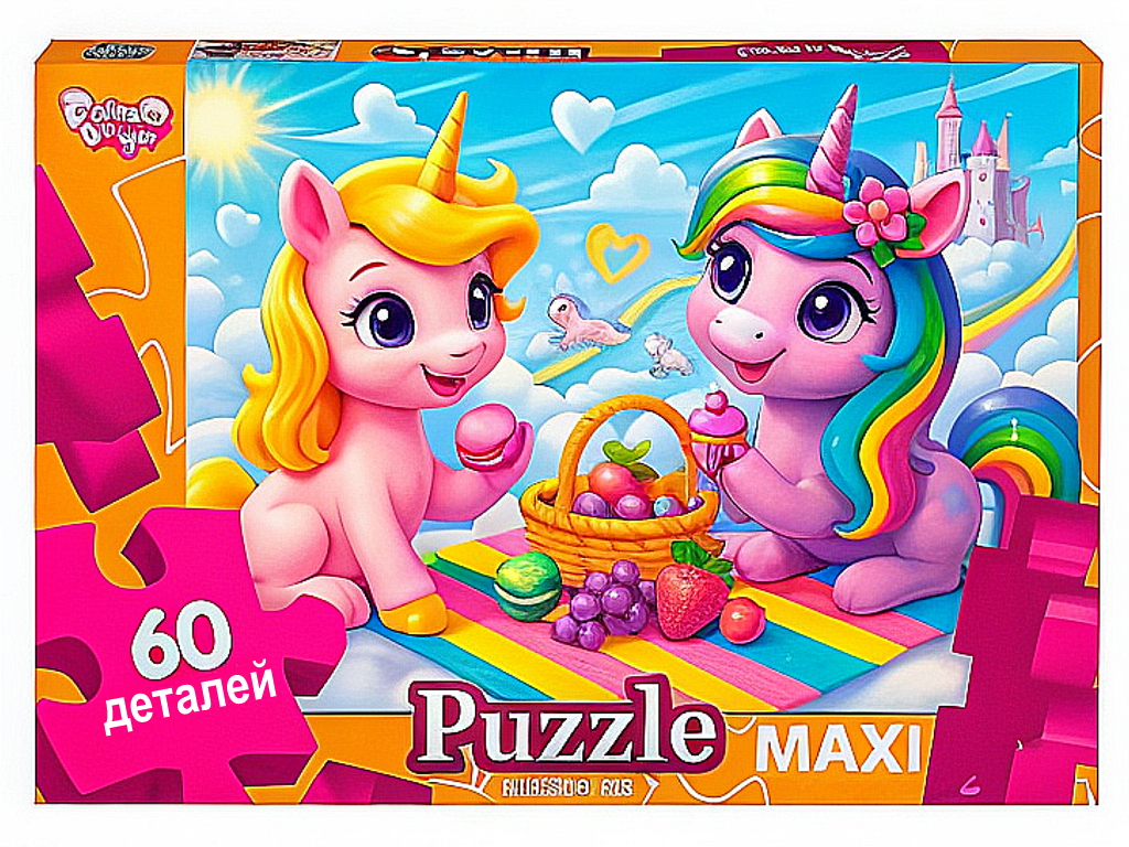 Пазлы 60 элементов Maxi, Danko Toys