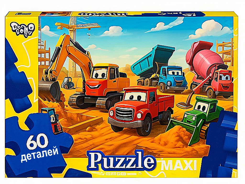 Пазли 60 елементів Maxi, Danko Toys