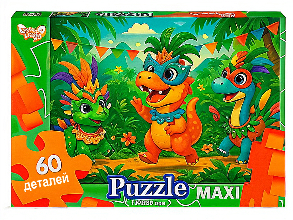 Пазли 60 елементів Maxi, Danko Toys
