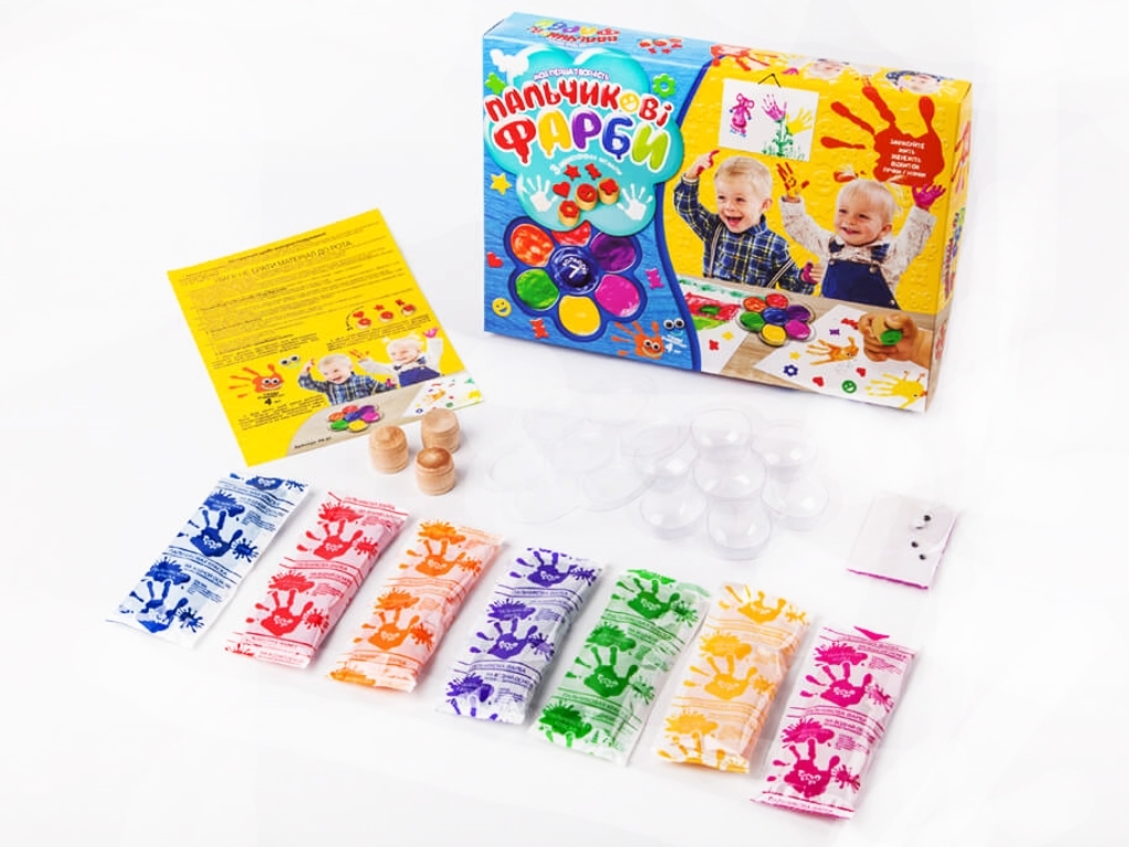 Набор для творчества Моё первое творчество Пальчиковые краски, Danko Toys