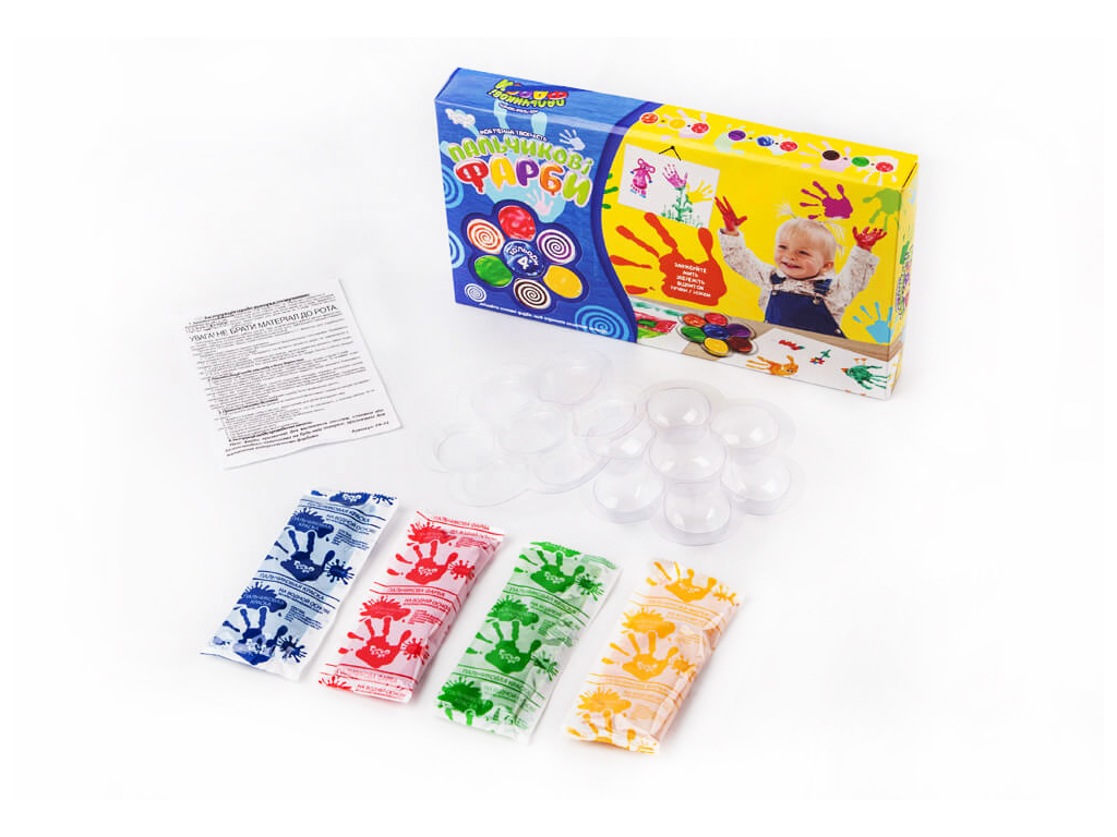 Набор для творчества Моё первое творчество Пальчиковые краски, Danko Toys