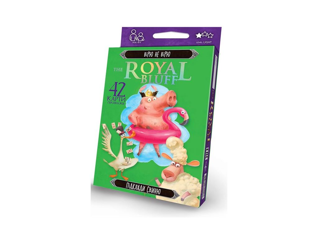 Рольова карткова гра The ROYAL BLUFF, Danko Toys