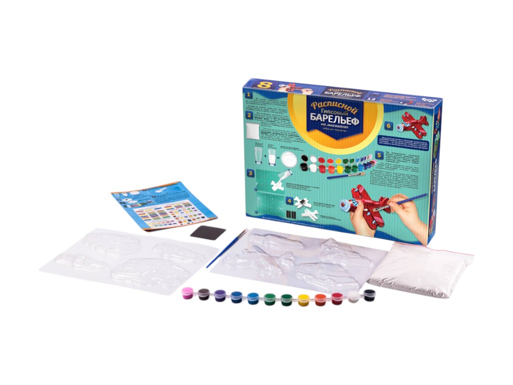 Набір для творчості Писаний гіпсовий барельєф великий, Danko Toys
