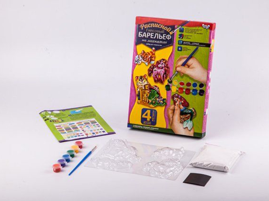 Набір для творчості Писаний гіпсовий барельєф малий, Danko Toys