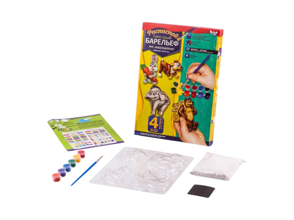 Набір для творчості Писаний гіпсовий барельєф малий, Danko Toys