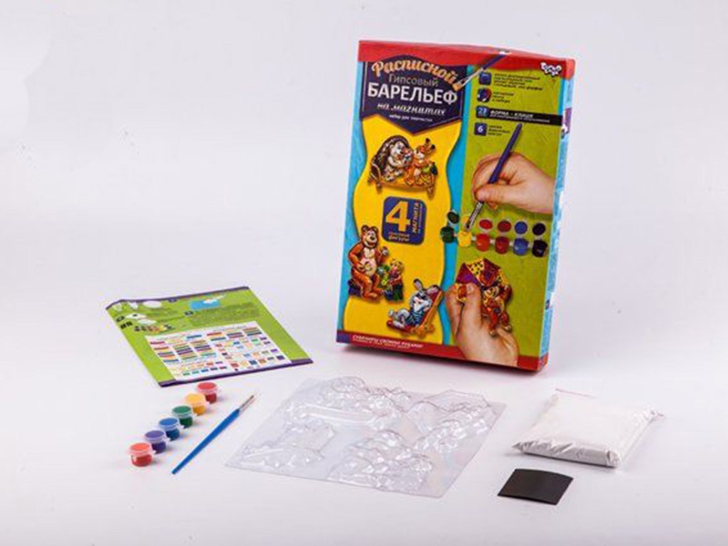 Набір для творчості Писаний гіпсовий барельєф малий, Danko Toys
