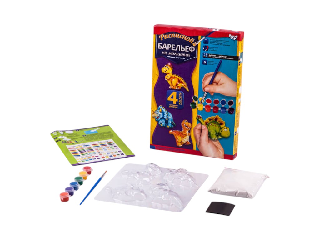 Набір для творчості Писаний гіпсовий барельєф малий, Danko Toys
