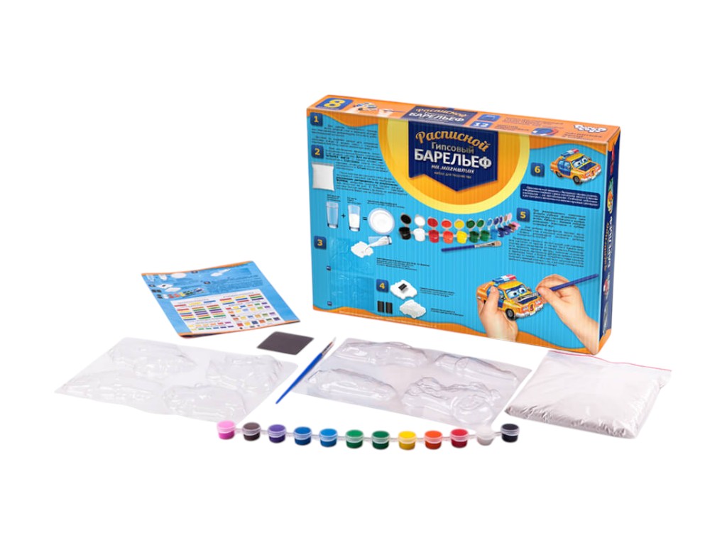 Набір для творчості Писаний гіпсовий барельєф великий, Danko Toys