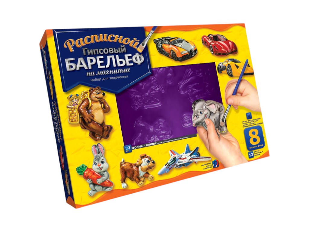 Набір для творчості Писаний гіпсовий барельєф великий, Danko Toys