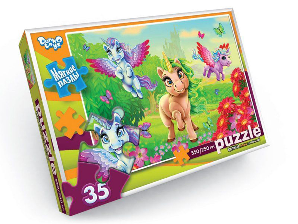 Мягкие пазлы 35 элементов, Danko Toys