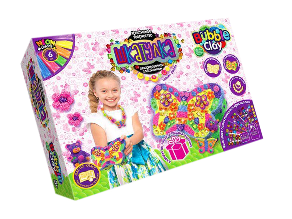 Набор для творчества Шкатулка из пластилина, Danko Toys