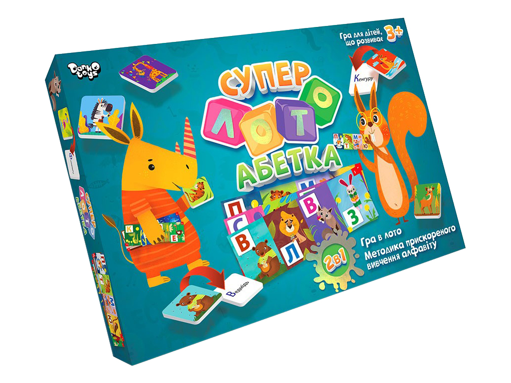 Супер лото Азбука, Danko Toys