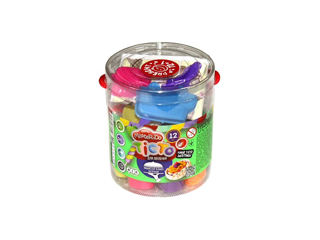 Тісто для ліплення Master Do 12+1 колір, Danko Toys