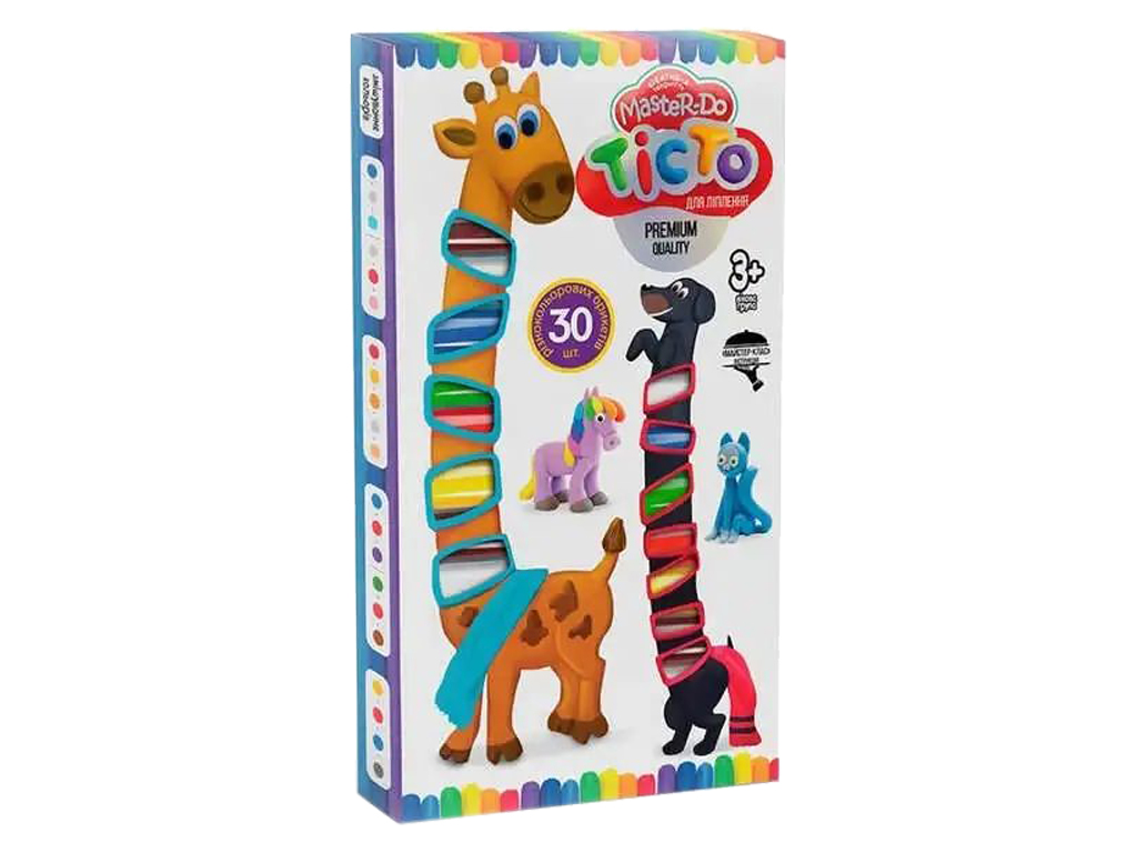 Тісто для ліплення Master Do 30 кольорів, Danko Toys