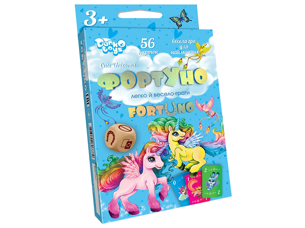 Настільна гра Фортуна Cute Unicorns, Danko Toys