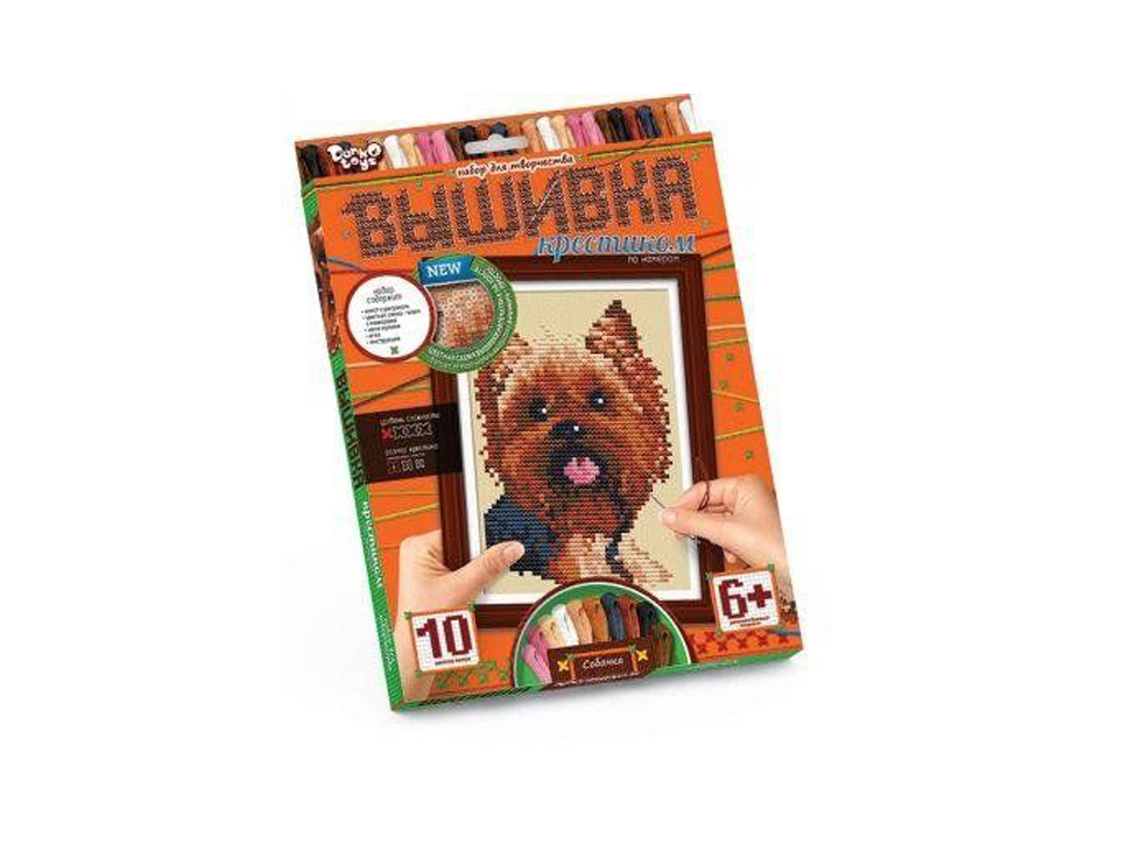 Набор для творчества Вышивка Крестиком эконом, Danko Toys