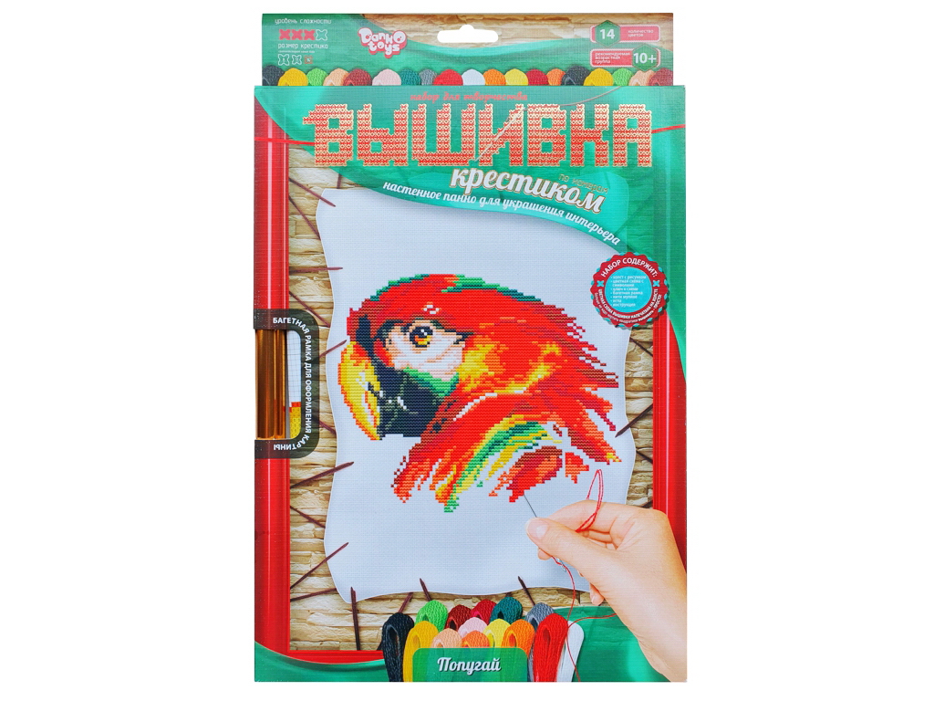 Набор для творчества Вышивка крестиком по номерам на растяжке, Danko Toys
