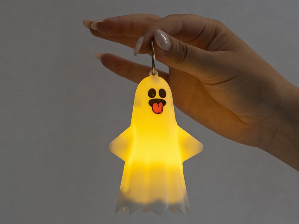 Светодиодная свеча (LED) Призрак, 10,5 см, пластик