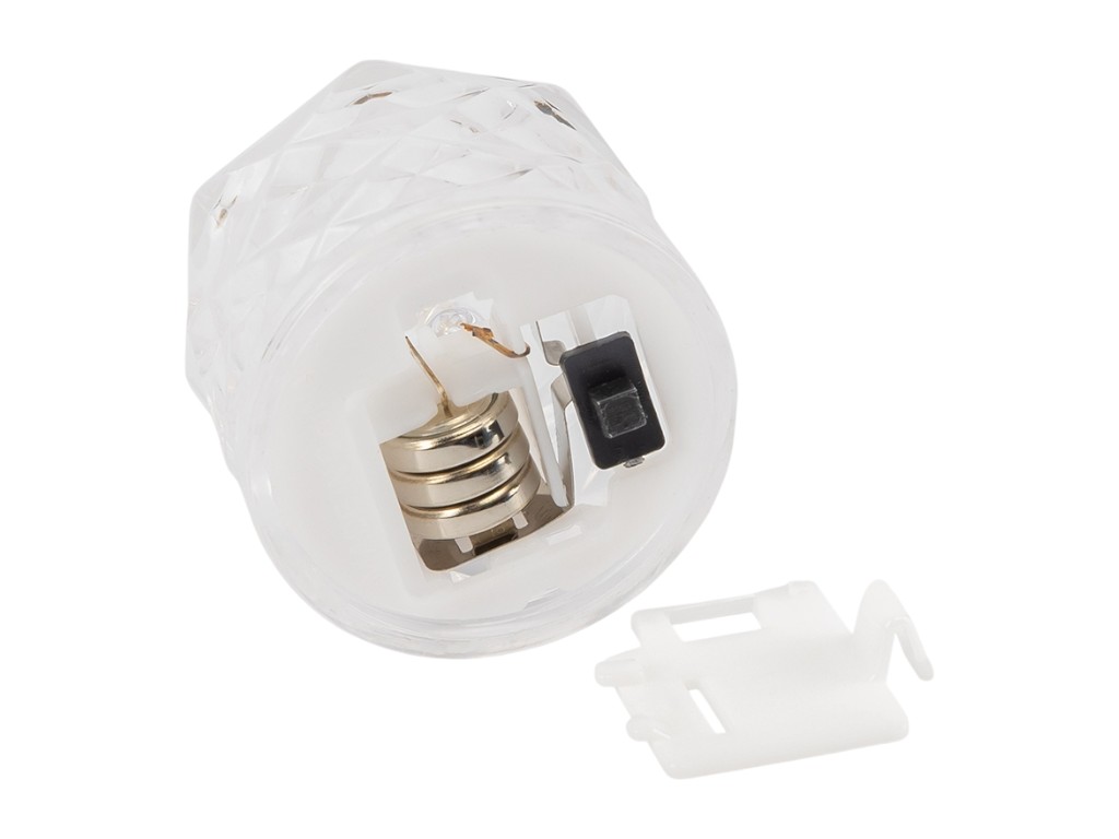 Світлодіодна свічка LED, 5 см, кришталевий ефект