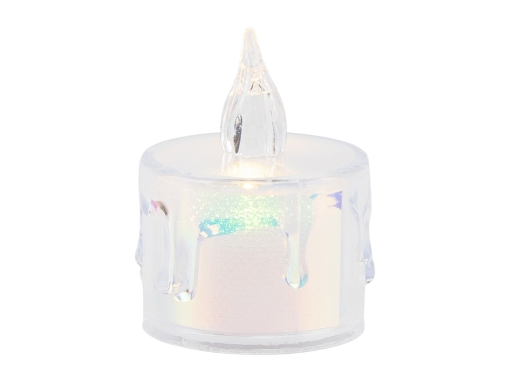 Светодиодная свеча LED, 5 см, теплый свет (цена за 1шт)