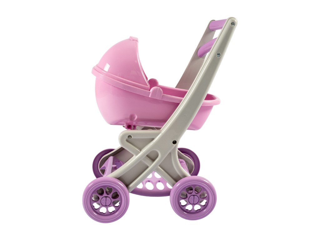Коляска для ляльок з люлькою 0121/04, 57 см, 4 колеса, Doloni Toys