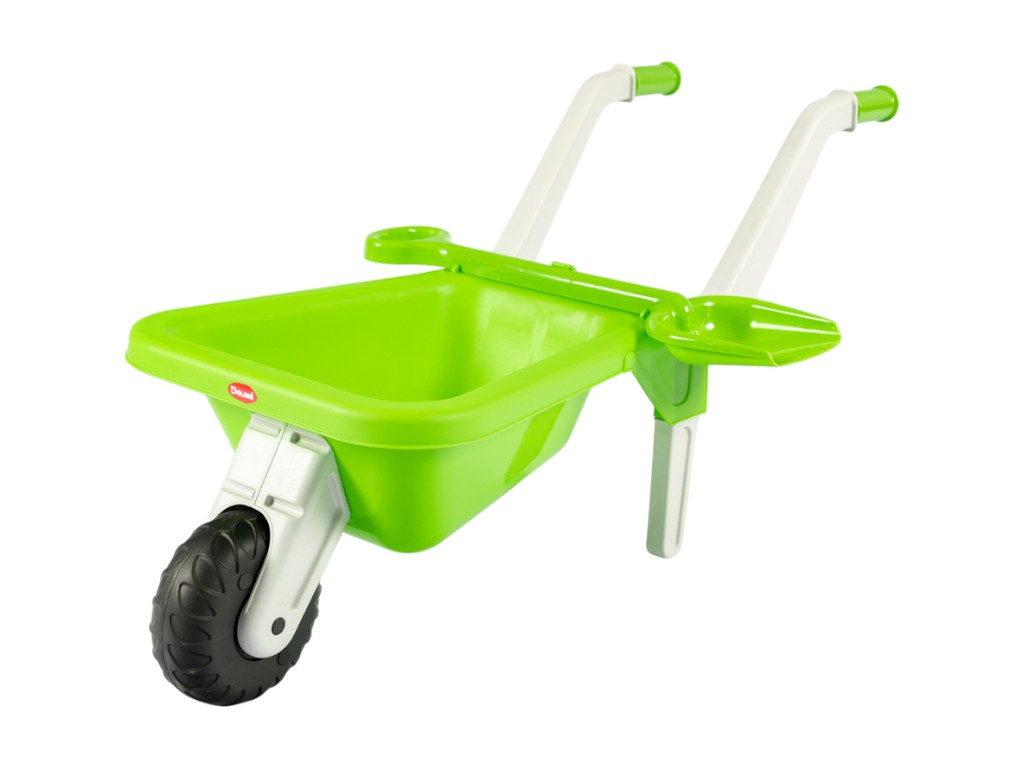 Тачка детская с лопатой 01530/02, 82,5 см, для перевозки песка, Doloni Toys