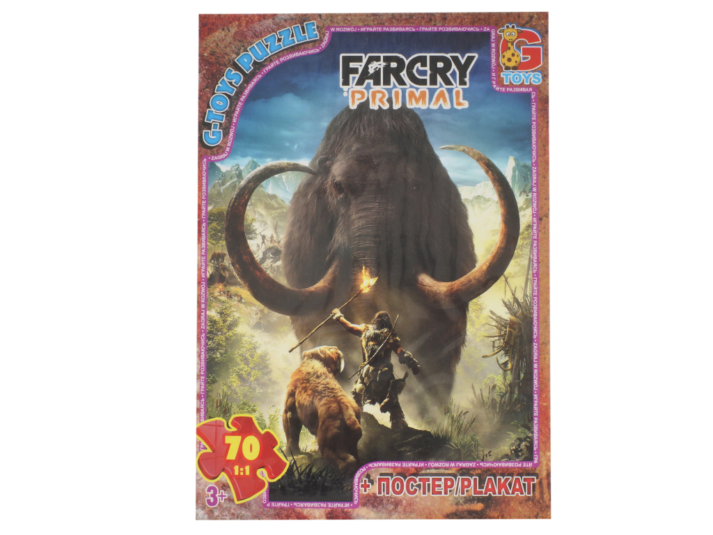 Пазли картонні Far Cry, 70 елементів, G-Toys