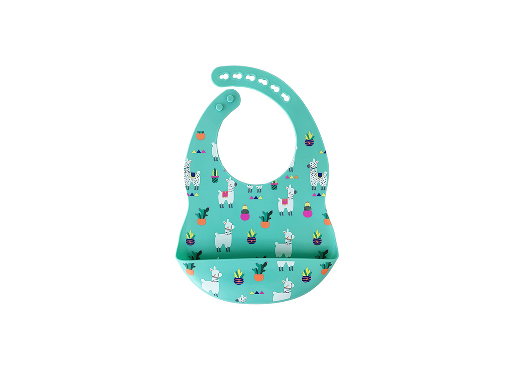 Слюнявчик силиконовый, MegaZayka 0612, силикон, от 6 мес, MGZ-N0612, MegaZayka