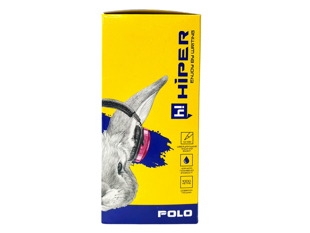 Ручка шариковая Polo. Hiper HO-1158. Цвет синий